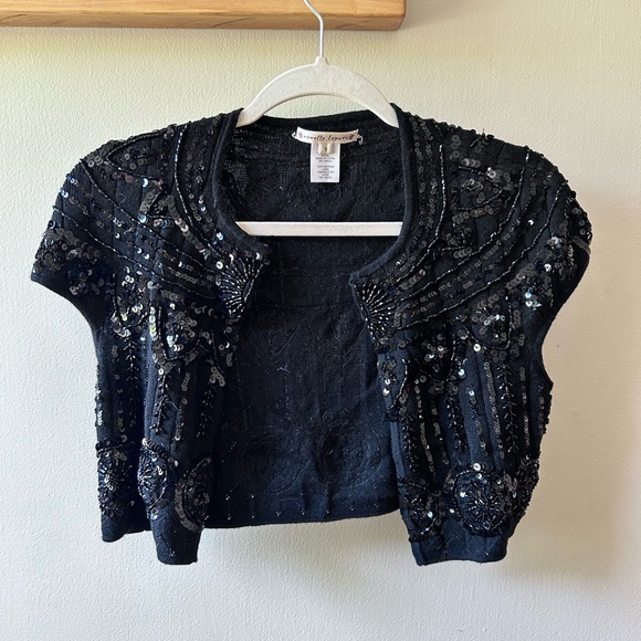 Nanette Lepore Beaded Shrug - Picture 2 of 6